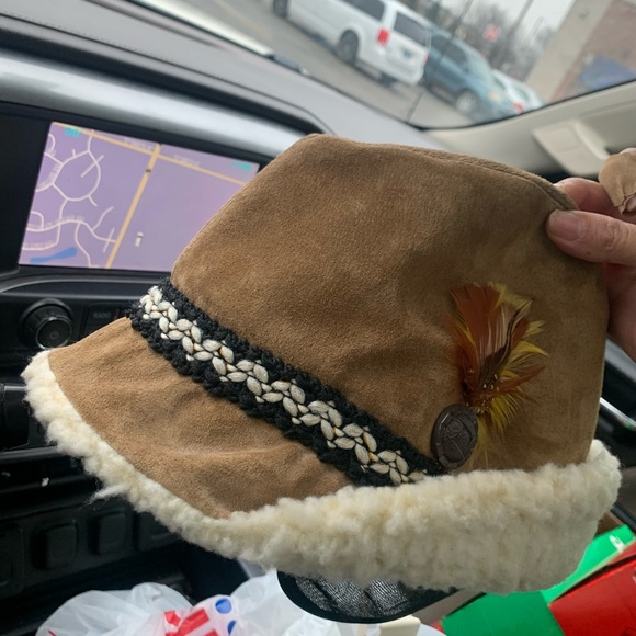Vintage genuine suede hat was kept as a collection - Picture 10 of 10